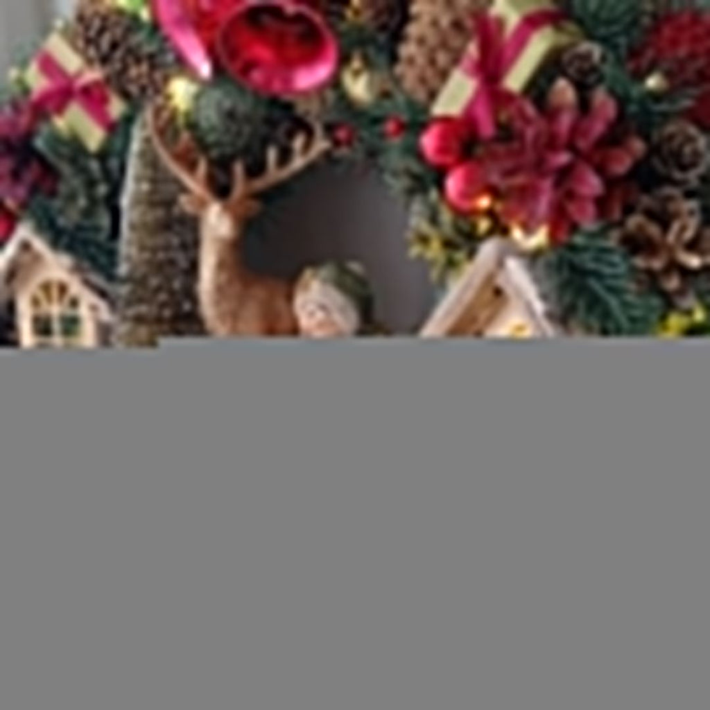 Guirlanda Decoração Natalina Luxo com Led 65CM